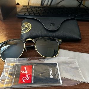 Ray Ban Clubmaster Metal Classic Sunglasses